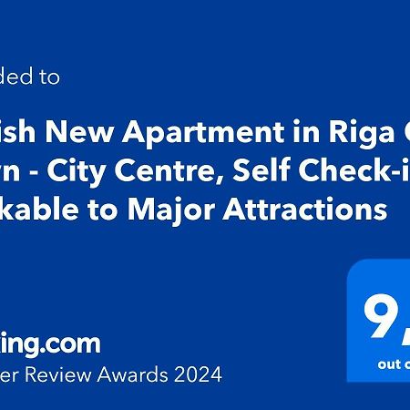 Stylish New Apartment In Riga Old Town - City Centre, Self Check-In, Walkable To Major Attractions Exterior foto